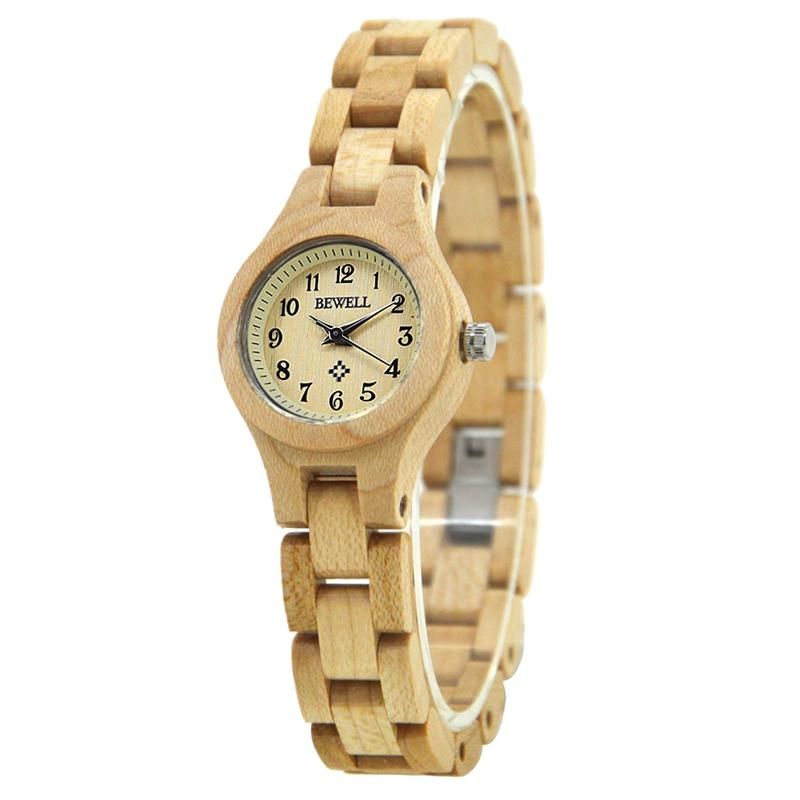 Zs-w123a Reloj De Madera De Moda Simple Reloj De Pulsera De Cuarzo Para Mujer