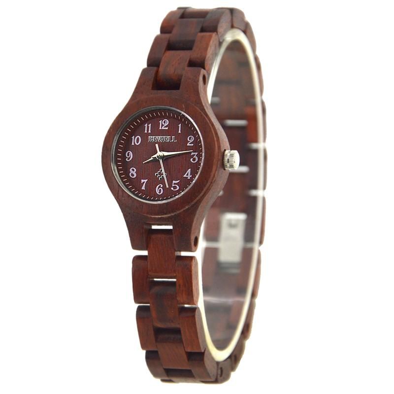 Zs-w123a Reloj De Madera De Moda Simple Reloj De Pulsera De Cuarzo Para Mujer