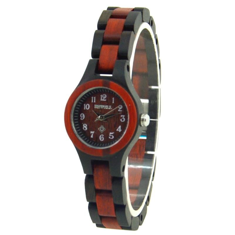 Zs-w123a Reloj De Madera De Moda Simple Reloj De Pulsera De Cuarzo Para Mujer