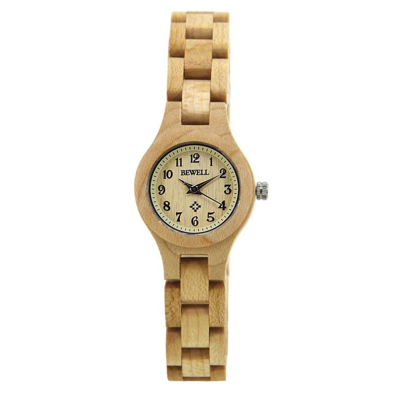 Zs-w123a Reloj De Madera De Moda Simple Reloj De Pulsera De Cuarzo Para Mujer