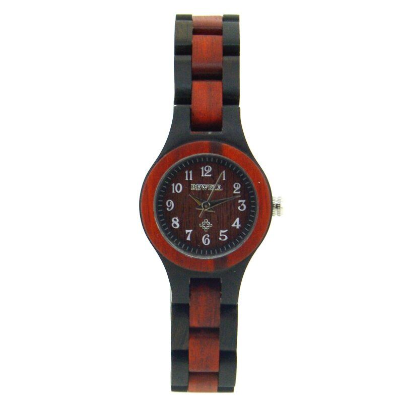 Zs-w123a Reloj De Madera De Moda Simple Reloj De Pulsera De Cuarzo Para Mujer