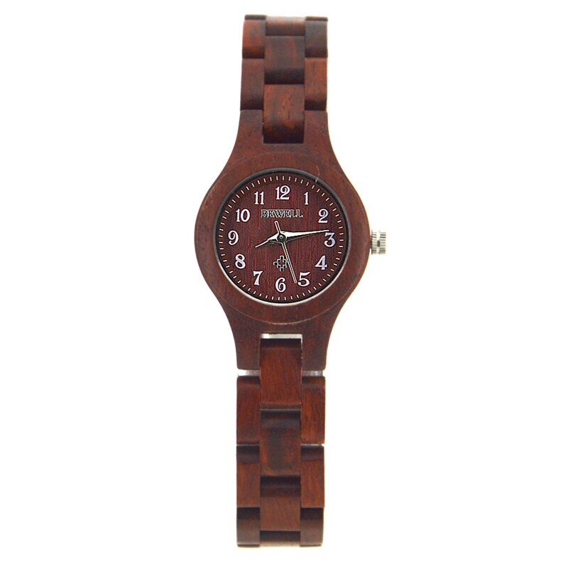 Zs-w123a Reloj De Madera De Moda Simple Reloj De Pulsera De Cuarzo Para Mujer