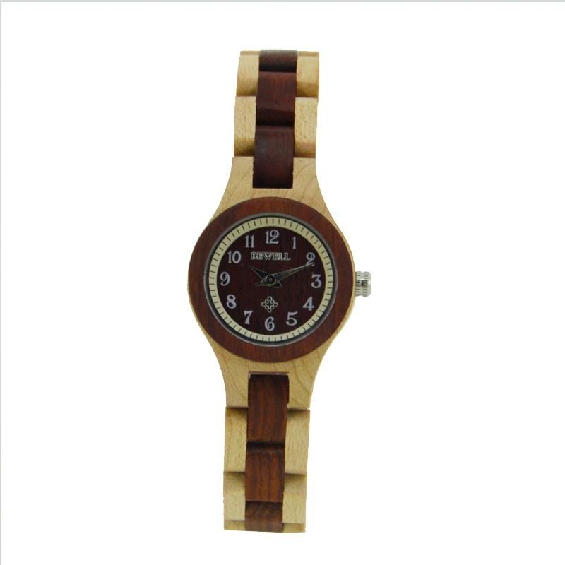 Zs-w123a Reloj De Madera De Moda Simple Reloj De Pulsera De Cuarzo Para Mujer