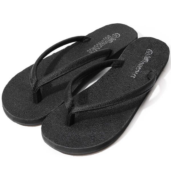 Chanclas Planas De Playa Para Mujer Zapatos De Tanga Con Punta De Clip Zapatillas De Color Puro