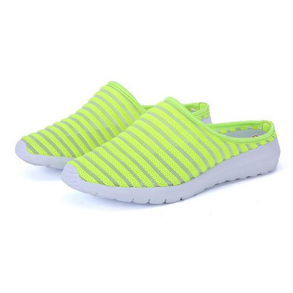 Mujeres Malla Transpirable Casual Hollow Out Summer Slipper Sandalias