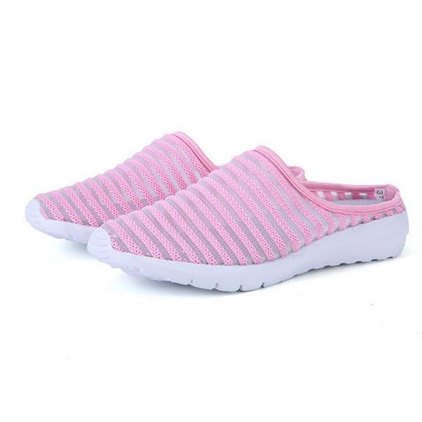 Mujeres Malla Transpirable Casual Hollow Out Summer Slipper Sandalias