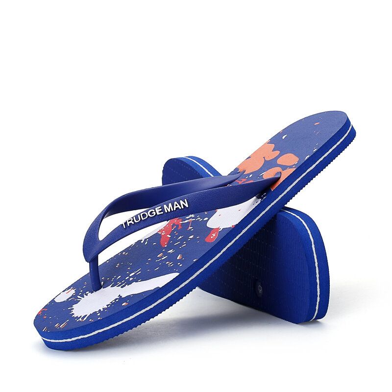 Nuevas Zapatillas Para Hombre Verano Playa Al Aire Libre Antideslizante Chanclas De Goma Zapatillas Con Punta De Clip