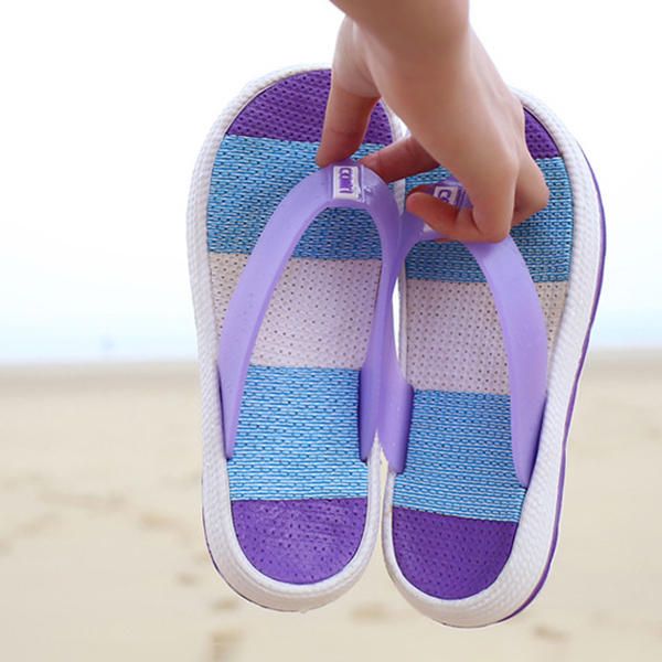 Sandalias De Playa Con Punta Suave Y Casual Para Mujer