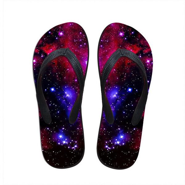 Unisex 3d Flip Flop Cómodo Al Aire Libre Casa Playa Casual Zapatillas De Deporte Transpirables