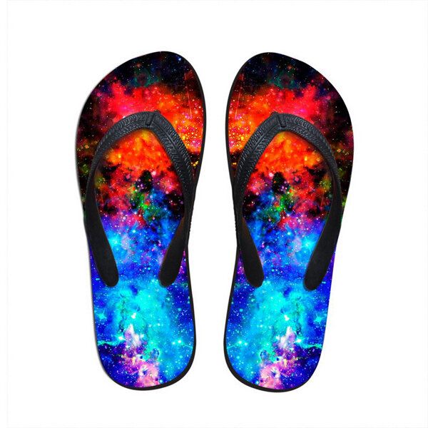 Unisex 3d Flip Flop Cómodo Al Aire Libre Casa Playa Casual Zapatillas De Deporte Transpirables