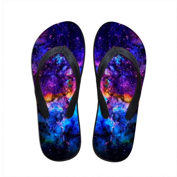 Unisex 3d Flip Flop Cómodo Al Aire Libre Casa Playa Casual Zapatillas De Deporte Transpirables