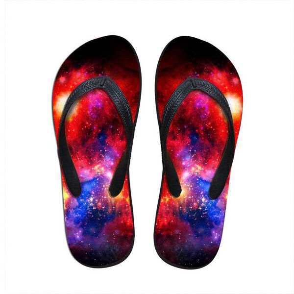 Unisex 3d Flip Flop Cómodo Al Aire Libre Casa Playa Casual Zapatillas De Deporte Transpirables