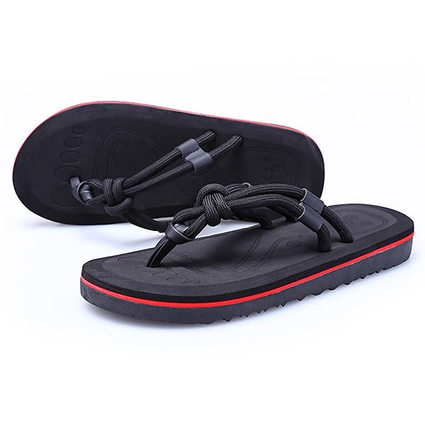 Zapatillas Con Punta De Clip De Suela Suave Para Hombre Zapatos De Playa De Verano