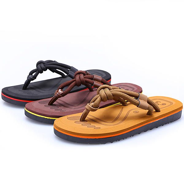 Zapatillas Con Punta De Clip De Suela Suave Para Hombre Zapatos De Playa De Verano