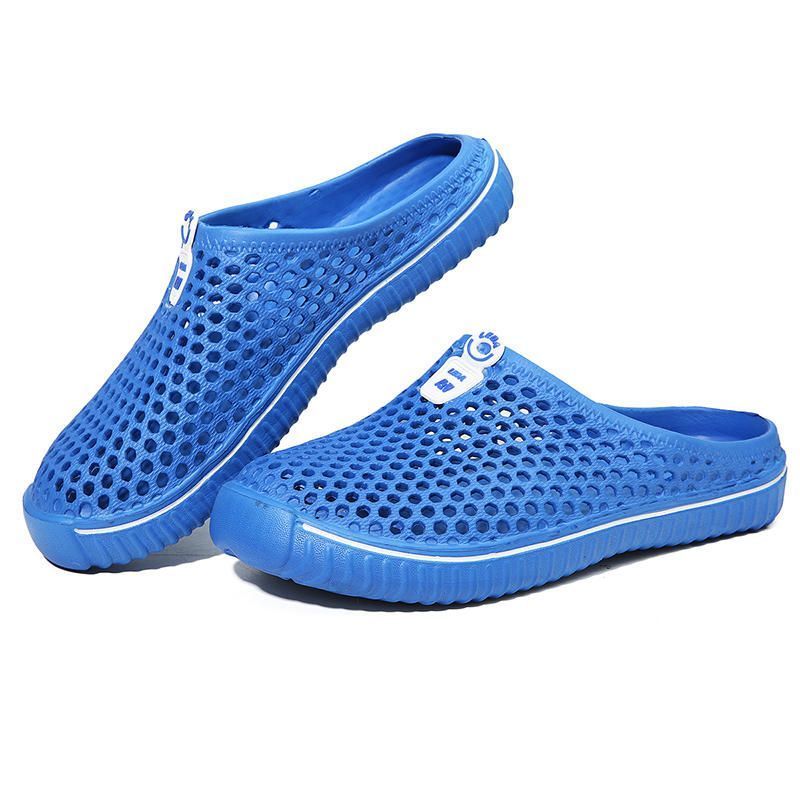 Zapatillas De Exterior Ahuecadas Unisex De Gran Tamaño Zapatillas De Playa Transpirables Para Mujer