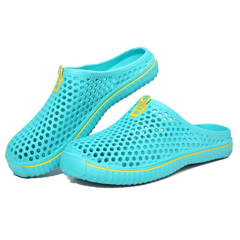 Zapatillas De Exterior Ahuecadas Unisex De Gran Tamaño Zapatillas De Playa Transpirables Para Mujer