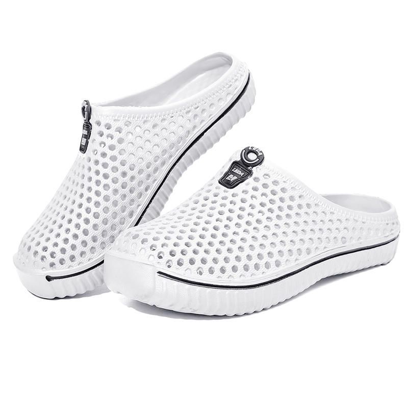 Zapatillas De Exterior Ahuecadas Unisex De Gran Tamaño Zapatillas De Playa Transpirables Para Mujer