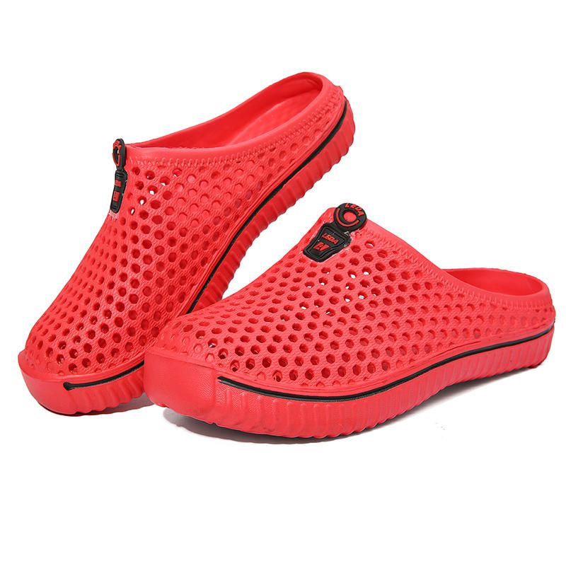 Zapatillas De Exterior Ahuecadas Unisex De Gran Tamaño Zapatillas De Playa Transpirables Para Mujer