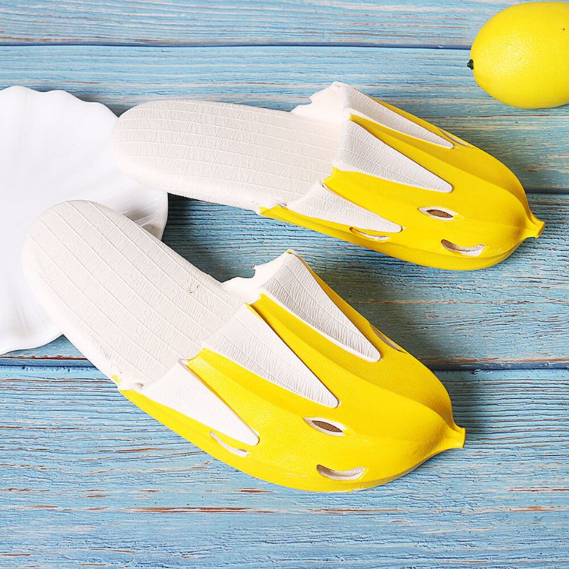 Zapatillas Planas Con Punta Cerrada De Playa De Gran Tamaño Para Mujer