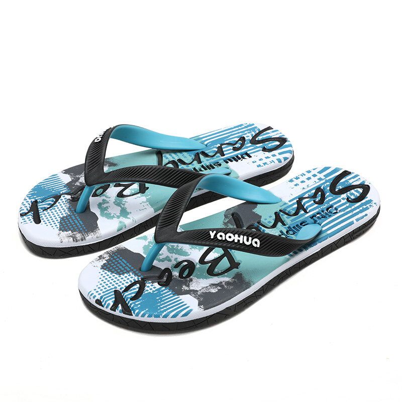 Zapatillas De Playa Unisex Hombres Mujeres Zapatillas De Dedo Con Clip Ocasionales Chanclas Antideslizantes Transpirables