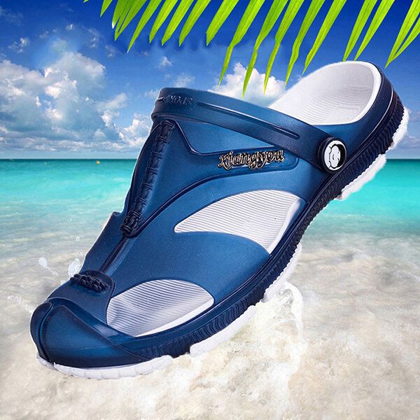 Zapatos De Playa Con Zapatillas Para Hombre Sandalias Informales Suaves Al Aire Libre